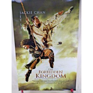 The Forbidden Kingdom Movie Poster Double Sided Rolled Jet Li Jackie Chan  27x40